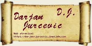 Darjan Jurčević vizit kartica